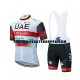 Pyöräilypaita + Bib Pyöräilyshortsit 2021 UAE Team Emirates Miehet N001