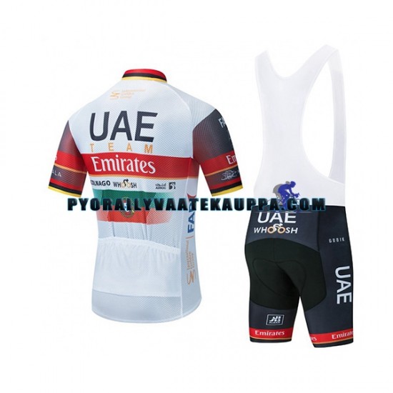 Pyöräilypaita + Bib Pyöräilyshortsit 2021 UAE Team Emirates Miehet N001