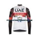 Pyöräilypaita Pitkähihainen 2021 UAE Team Emirates Miehet N002