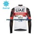 Pyöräilypaita Talvi Thermal Fleece 2021 UAE Team Emirates Miehet N002