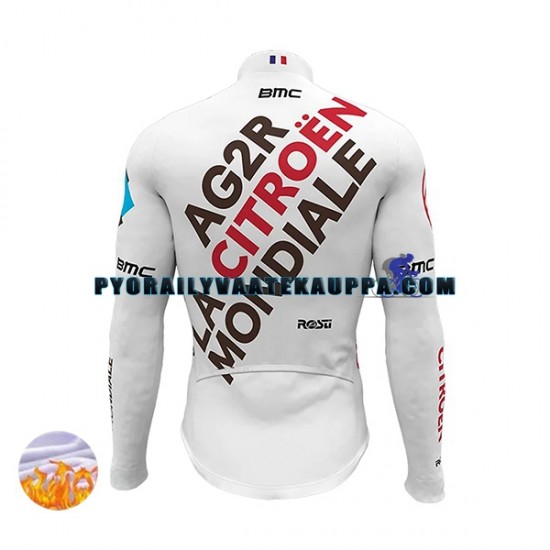 Pyöräilypaita Talvi Thermal Fleece 2022 AG2R Citroen Team Miehet N001