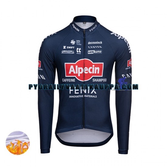 Pyöräilypaita Talvi Thermal Fleece 2022 Alpecin-Deceuninck Miehet N001