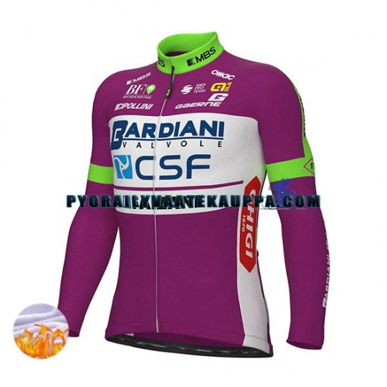 Pyöräilypaita Talvi Thermal Fleece 2022 Bardiani-CSF Miehet N001