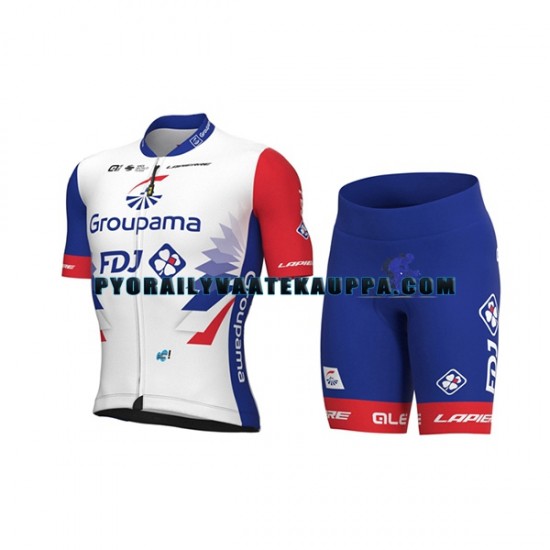 Pyöräilypaita + Pyöräilyshortsit 2022 Groupama-FDJ Naiset N001