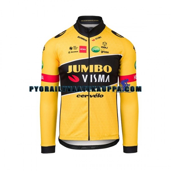 Pyöräilypaita Pitkähihainen 2022 Team Jumbo-Visma Miehet N001